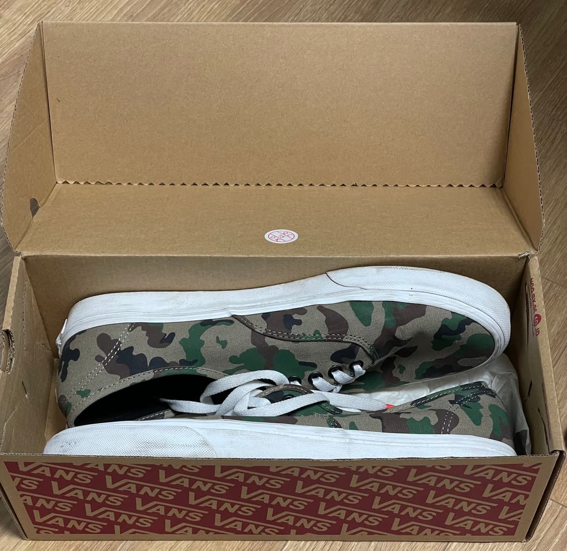 반스 어센틱 카모 올리브 상품이미지2