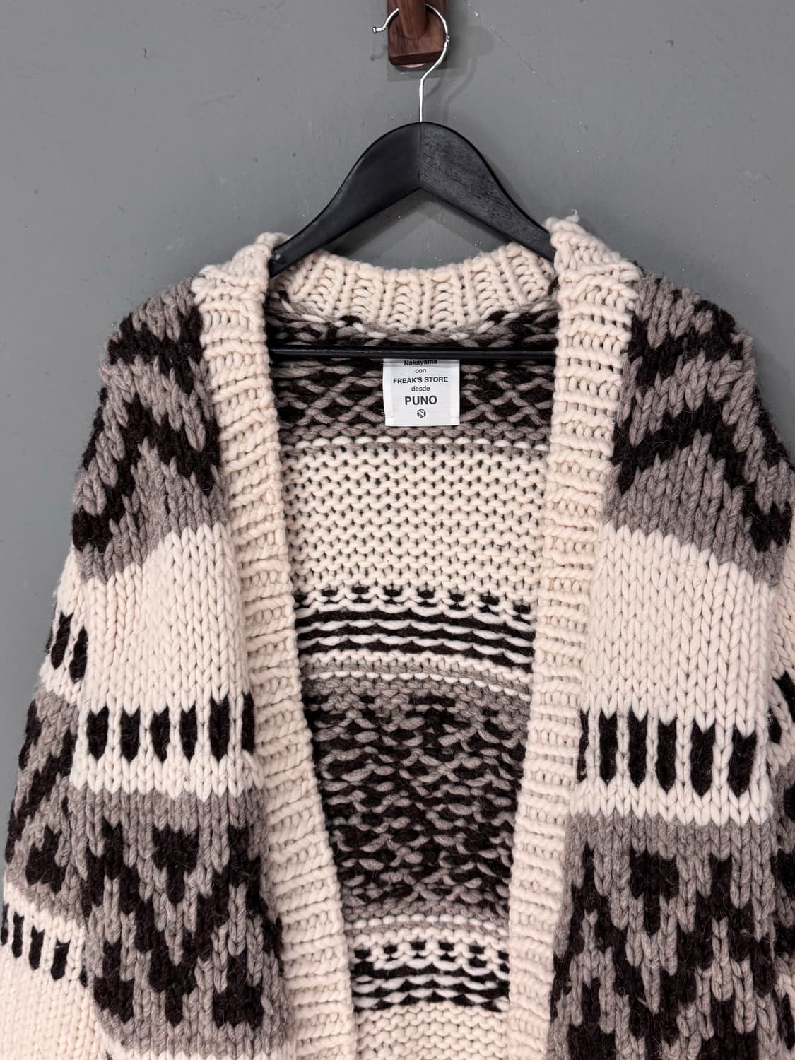 프릭스스토어 x Nakayama 울 코위찬 가디건 상품이미지3