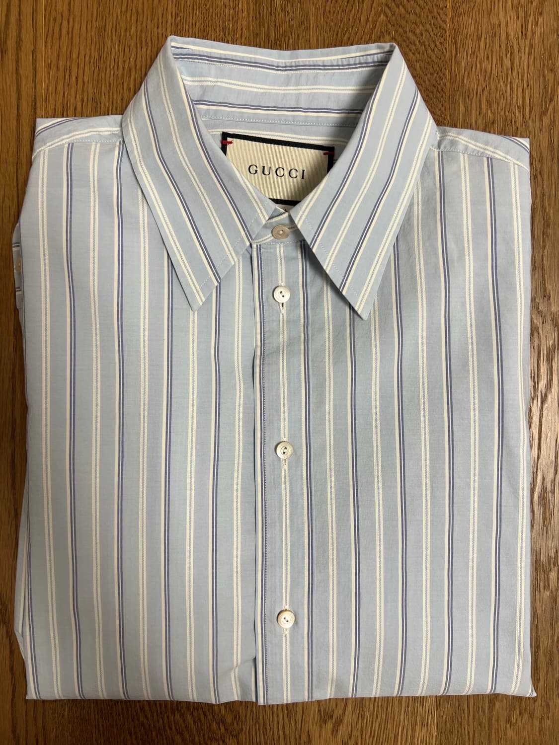 정품 구찌 Gucci 스트라이프 셔츠 상품이미지4