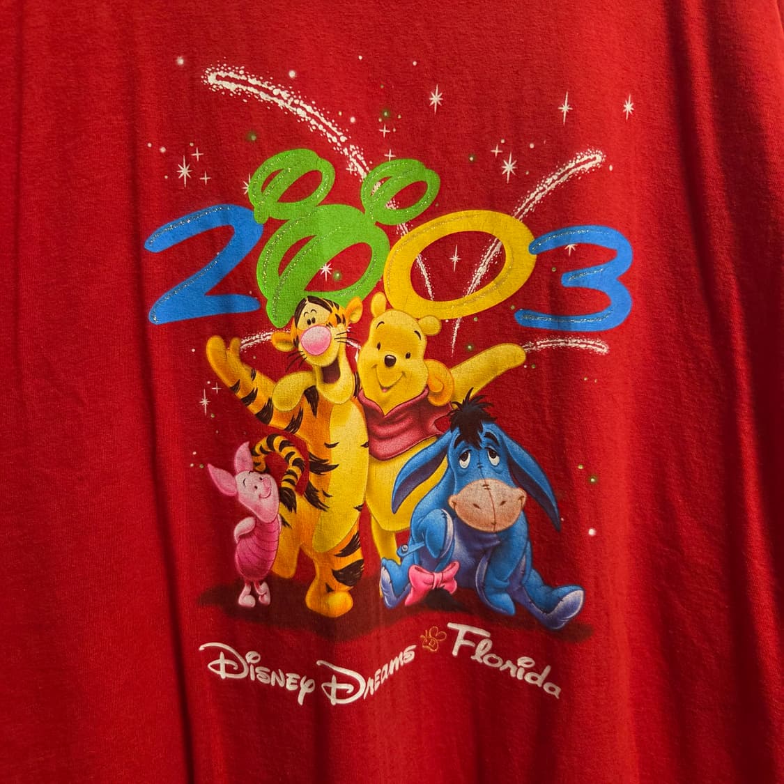 00s Disney 빈티지 반팔 티셔츠 2XL-3XL(110-115) 상품이미지2