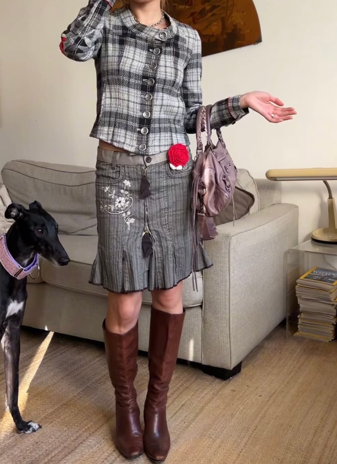 마리떼 프랑수아 저버 미디 스커트 상품이미지1