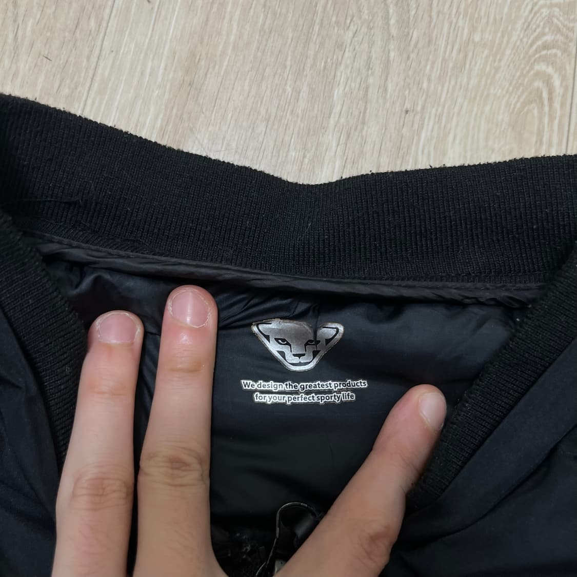 다이나핏 로고 다운 경량 패딩조끼 XL/105 상품이미지5