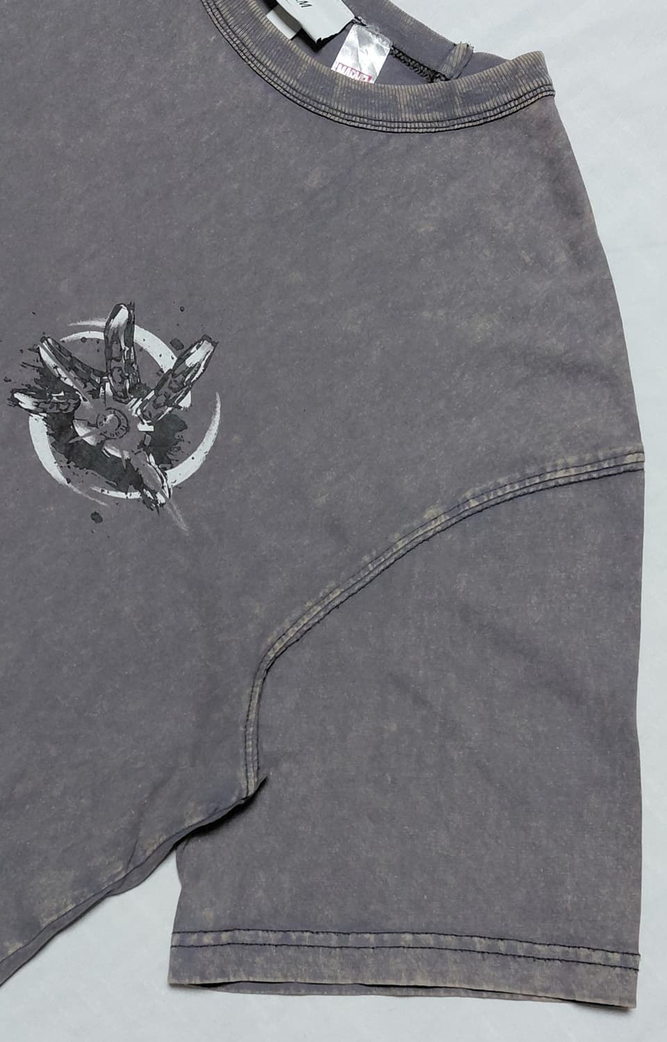 [S~M/오버핏] H&M x 마블 아이언맨 피그먼트 워싱 티셔츠 상품이미지4