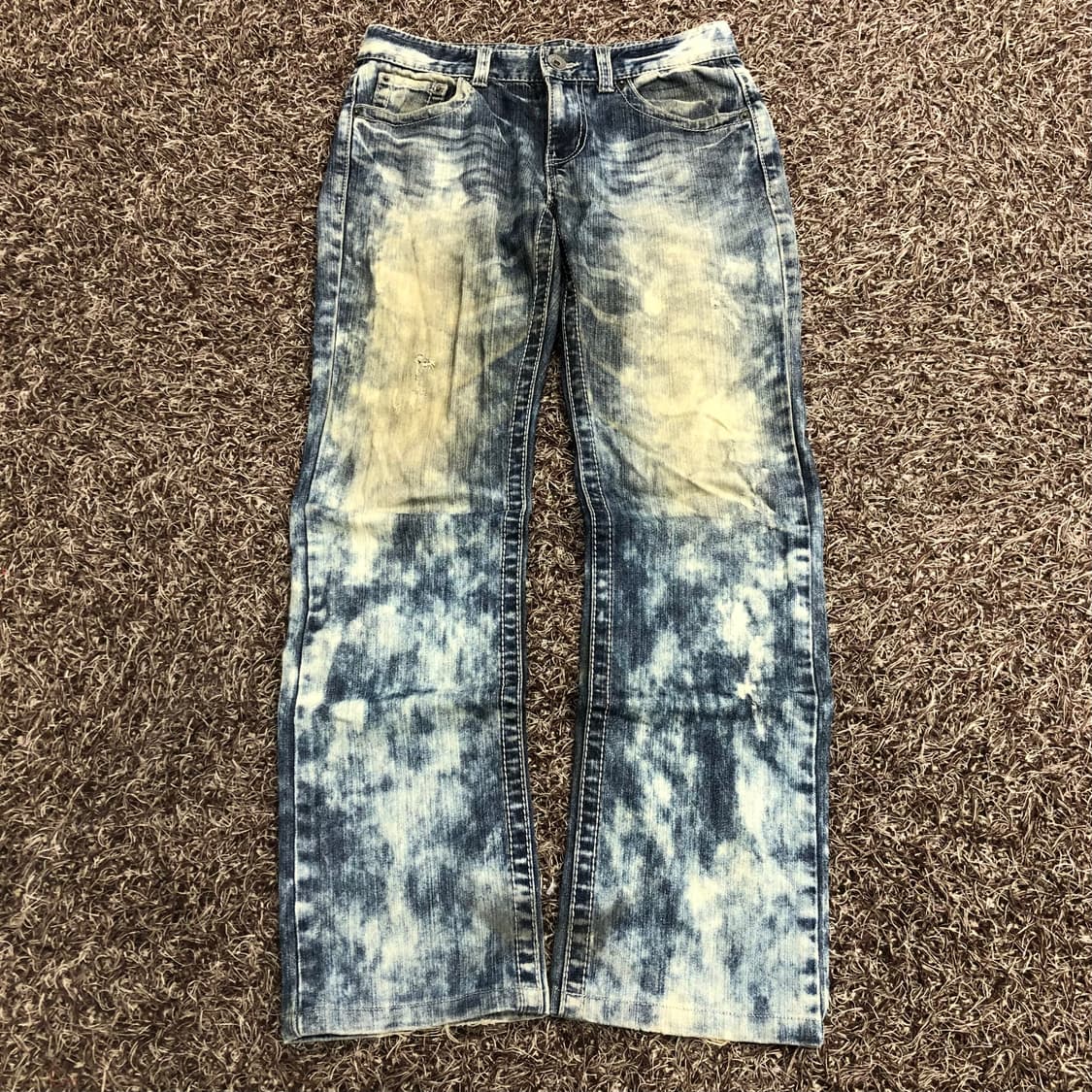 florence & fred 블루 워싱 데님 팬츠 상품이미지1