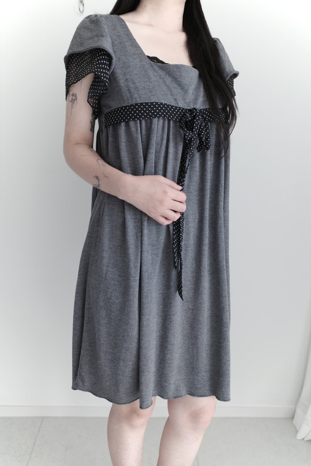 dot ribbon one-piece 상품이미지8
