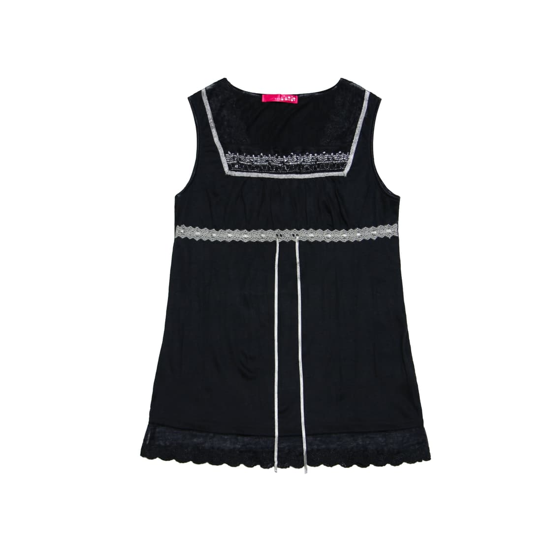 Lace Point sleeveless 상품이미지1