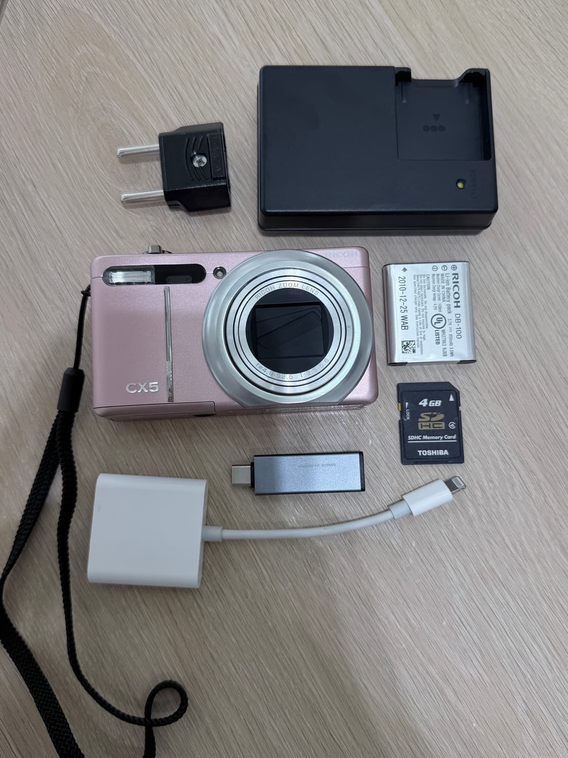 희귀)리코 CX5 핑크색 빈티지 디카 일본어판 바로사용가능 상품이미지1