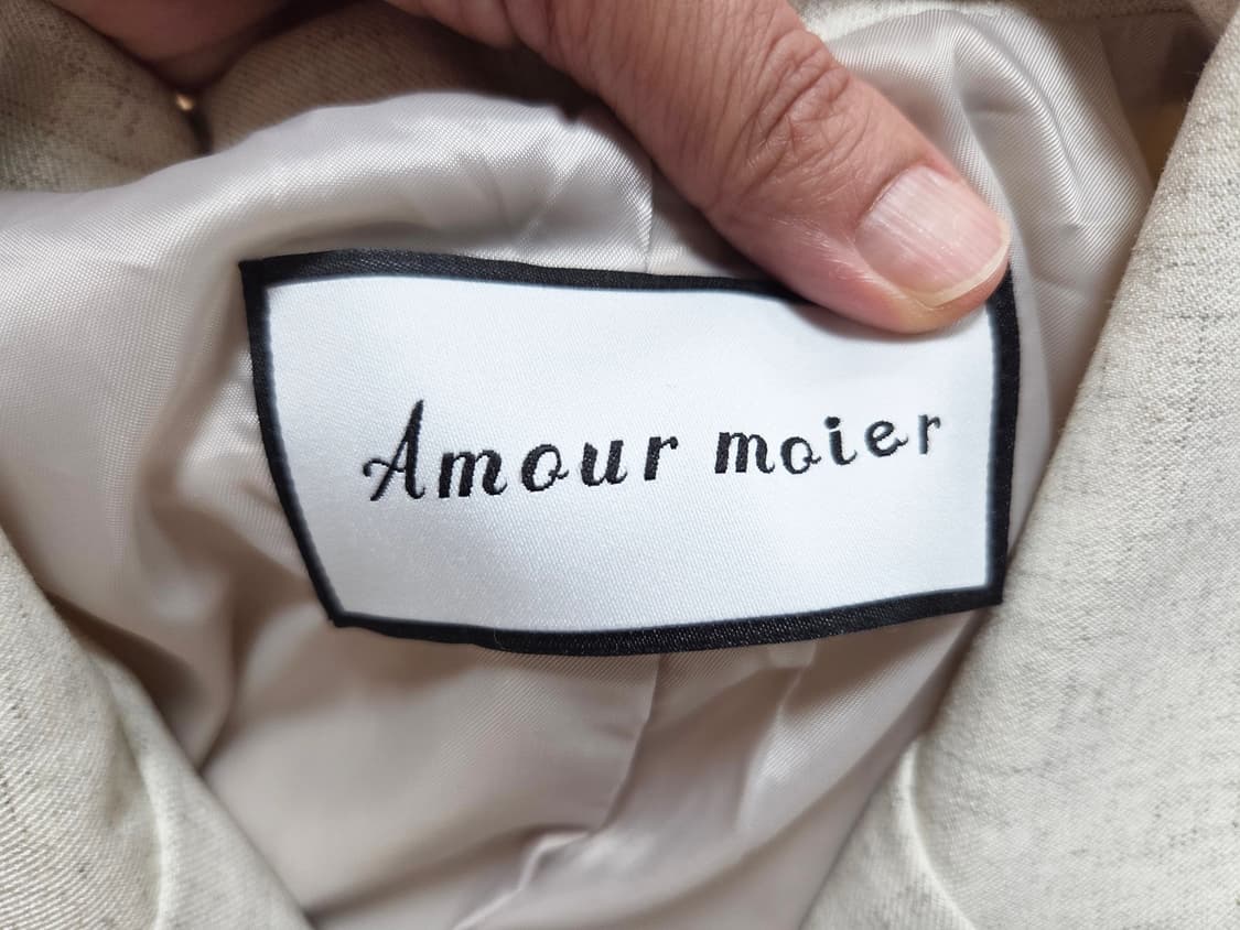 아무르무아르(Amour moier) 린넨 반소매자켓 프리사이즈 상품이미지9