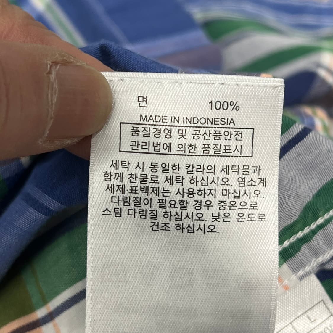브룩스브라더스 체크 반팔셔츠 s10467 상품이미지7