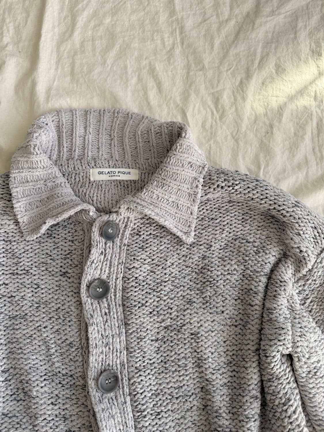 젤라또피케 웜그레이 아방 니트 가디건 상품이미지3