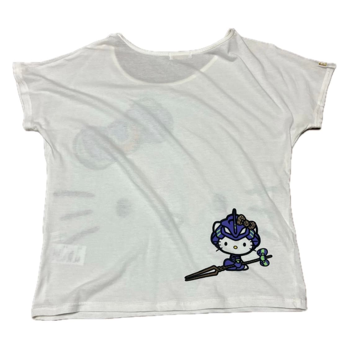 에반게리온 초호기 X 헬로키티 반팔 티셔츠 상품이미지2