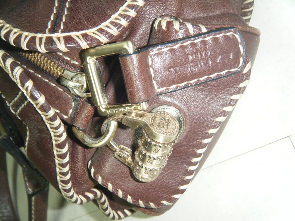 Y2k 오리엔탈 오네갸루 페어리 웨스턴 브라운 숄더백 가방 상품이미지4