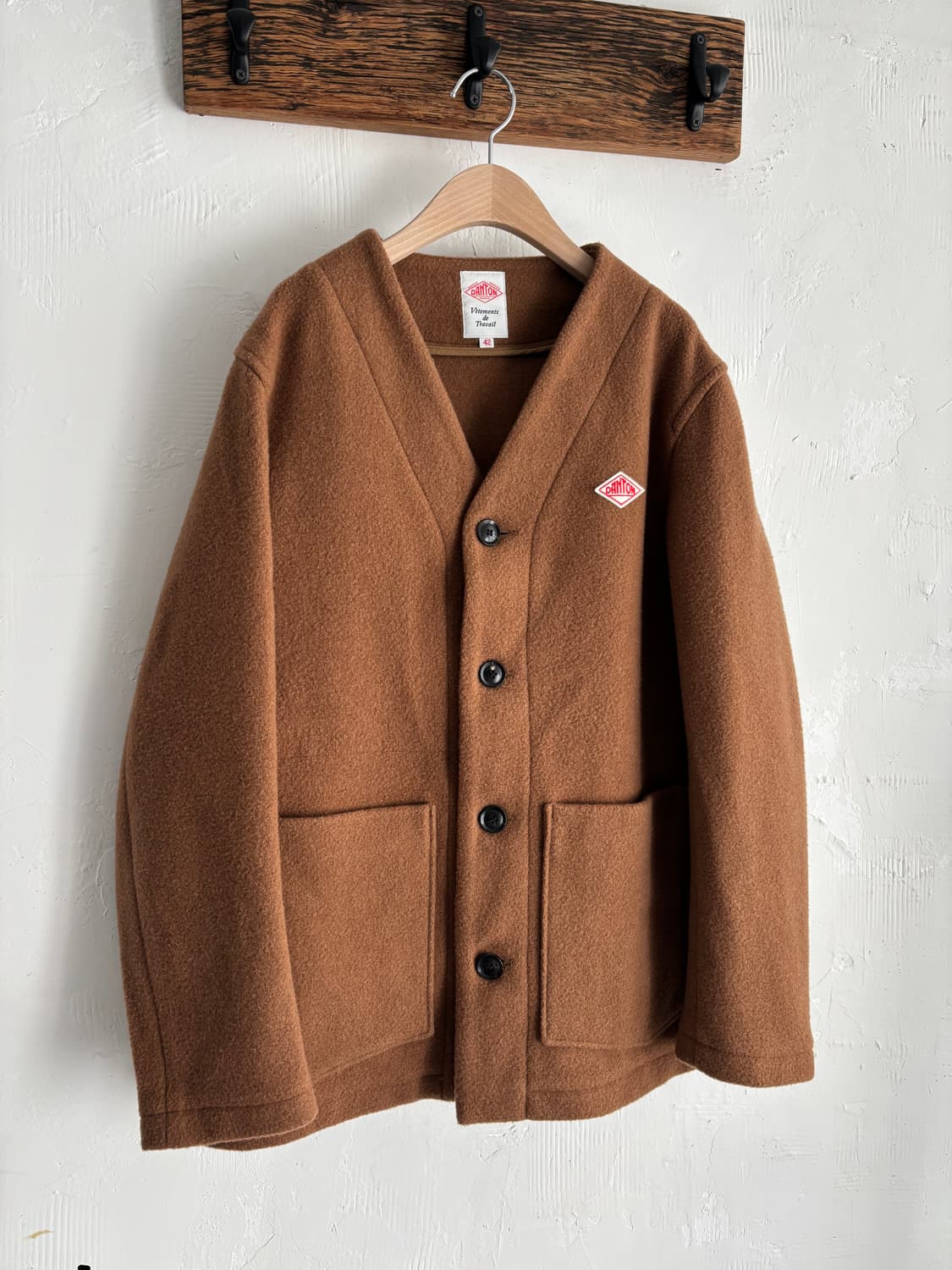 Danton 단톤 카라리스 브라운 울 자켓 상품이미지1