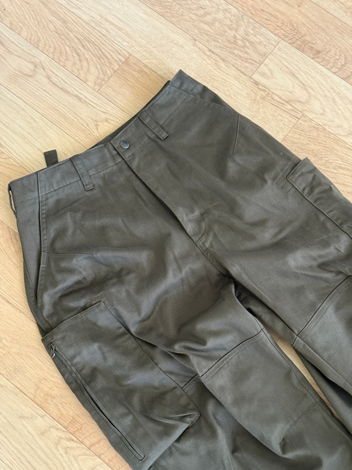 해칭룸 집카고워크팬츠 다크카키 상품이미지5