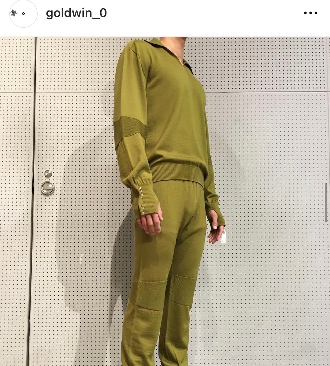 골드윈 0 엔지니어드 레이어 니트 탑 상품이미지9