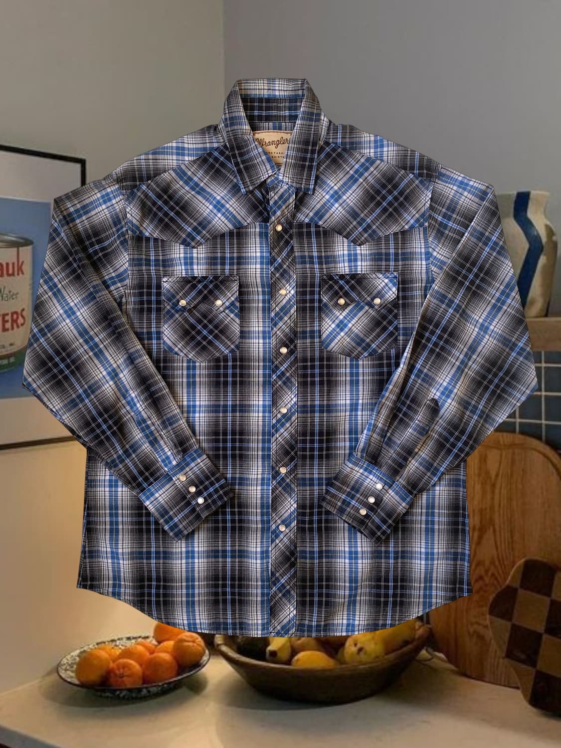 랭글러 체크 셔츠 (Man XL) AB1316 상품이미지1