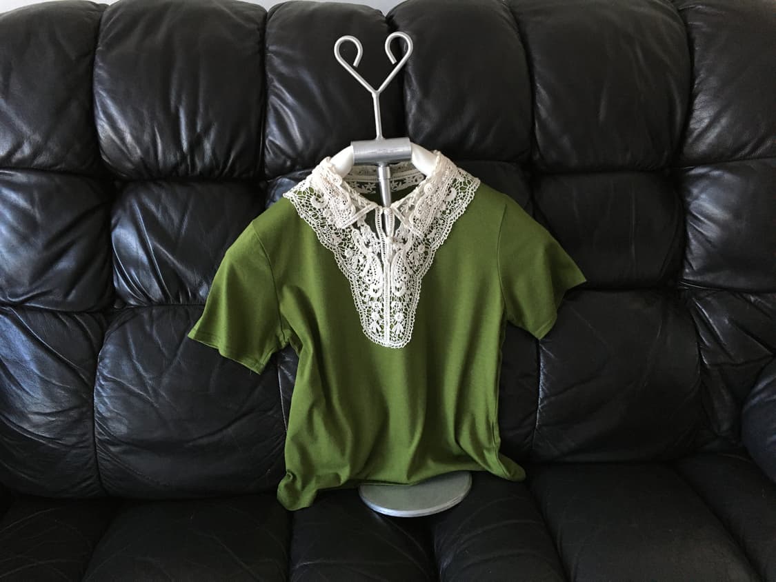 lace collar tee 상품이미지3
