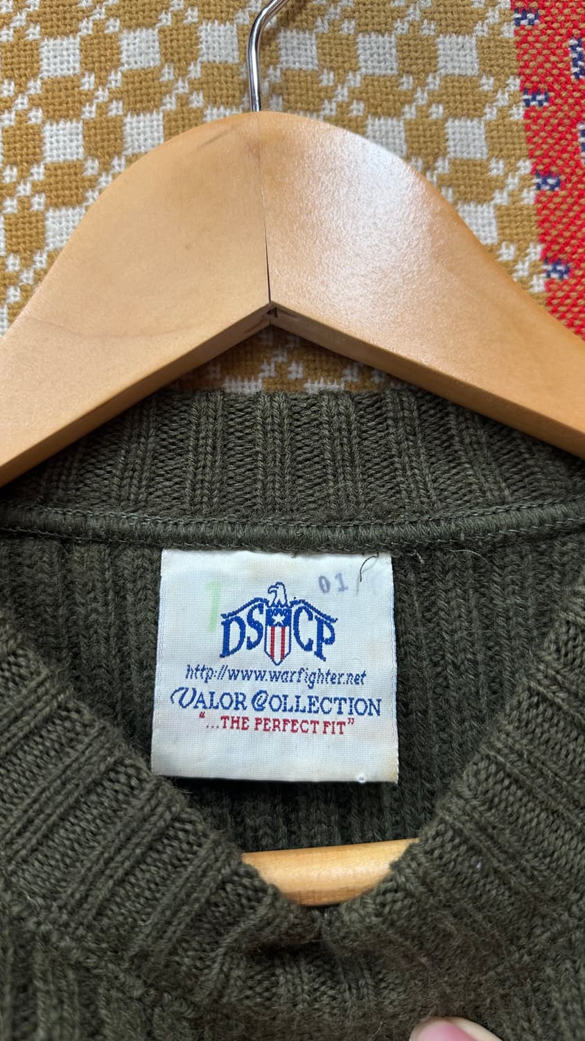 미군 코만도 울 스웨터 (OD) 오리지날  40사이즈 100  상품이미지3