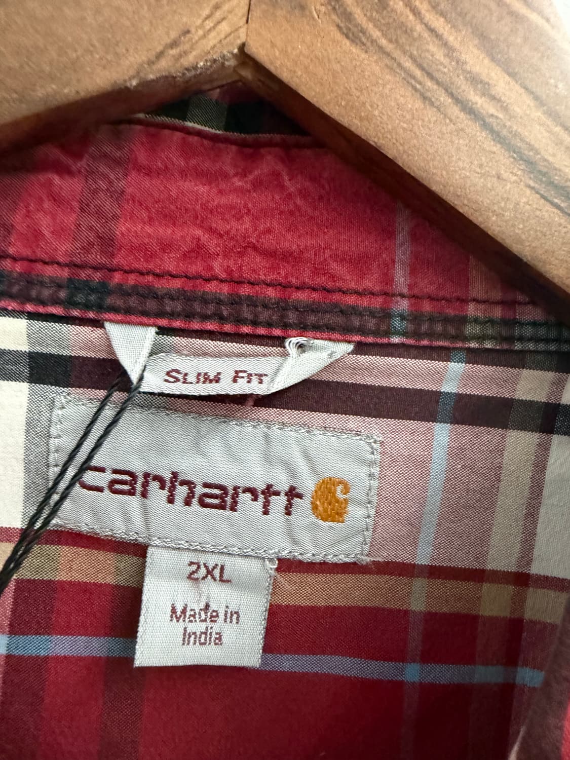 N205. 칼하트 체크 반팔셔츠 상품이미지2