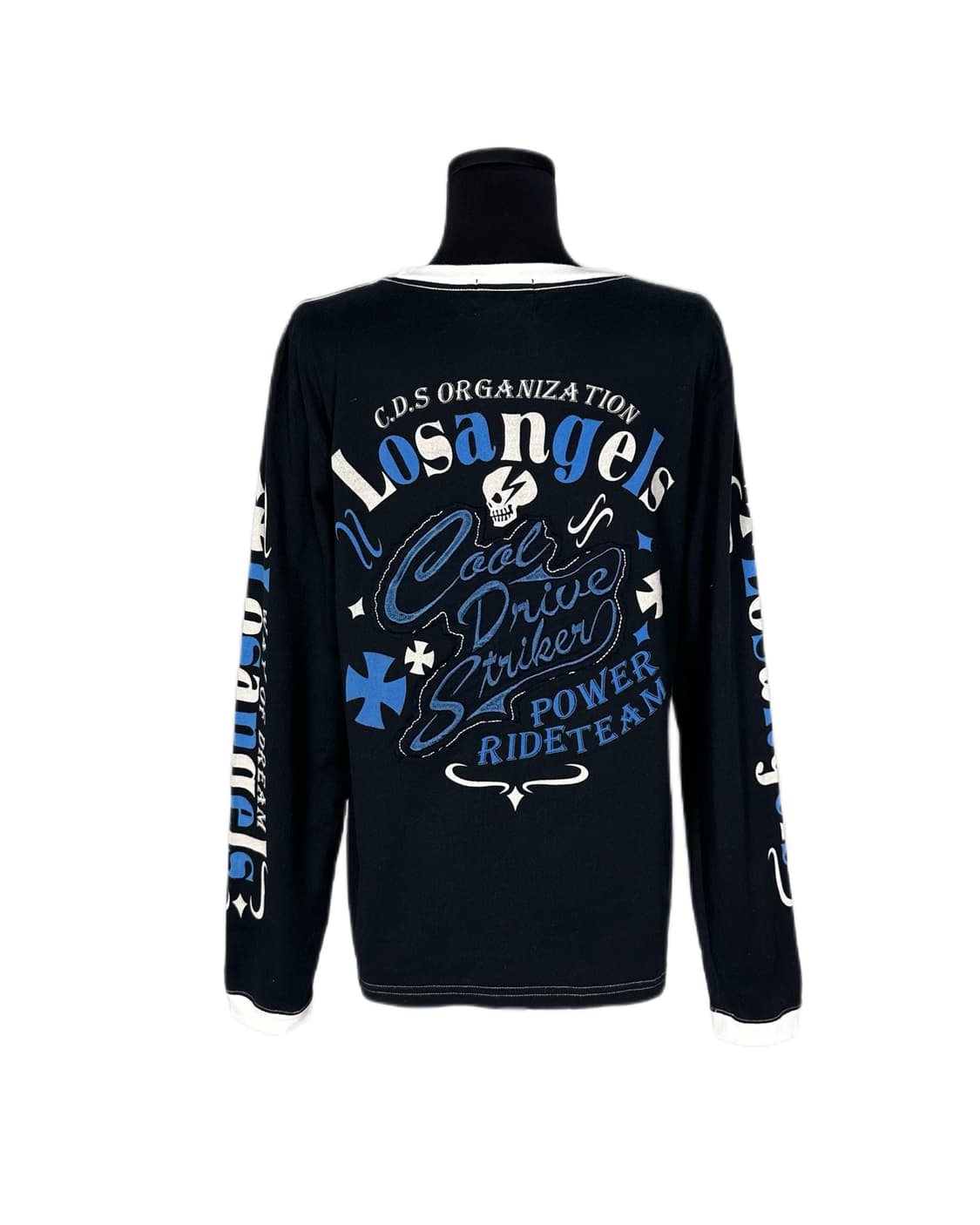 blue logo lettering t-shirt 상품이미지4
