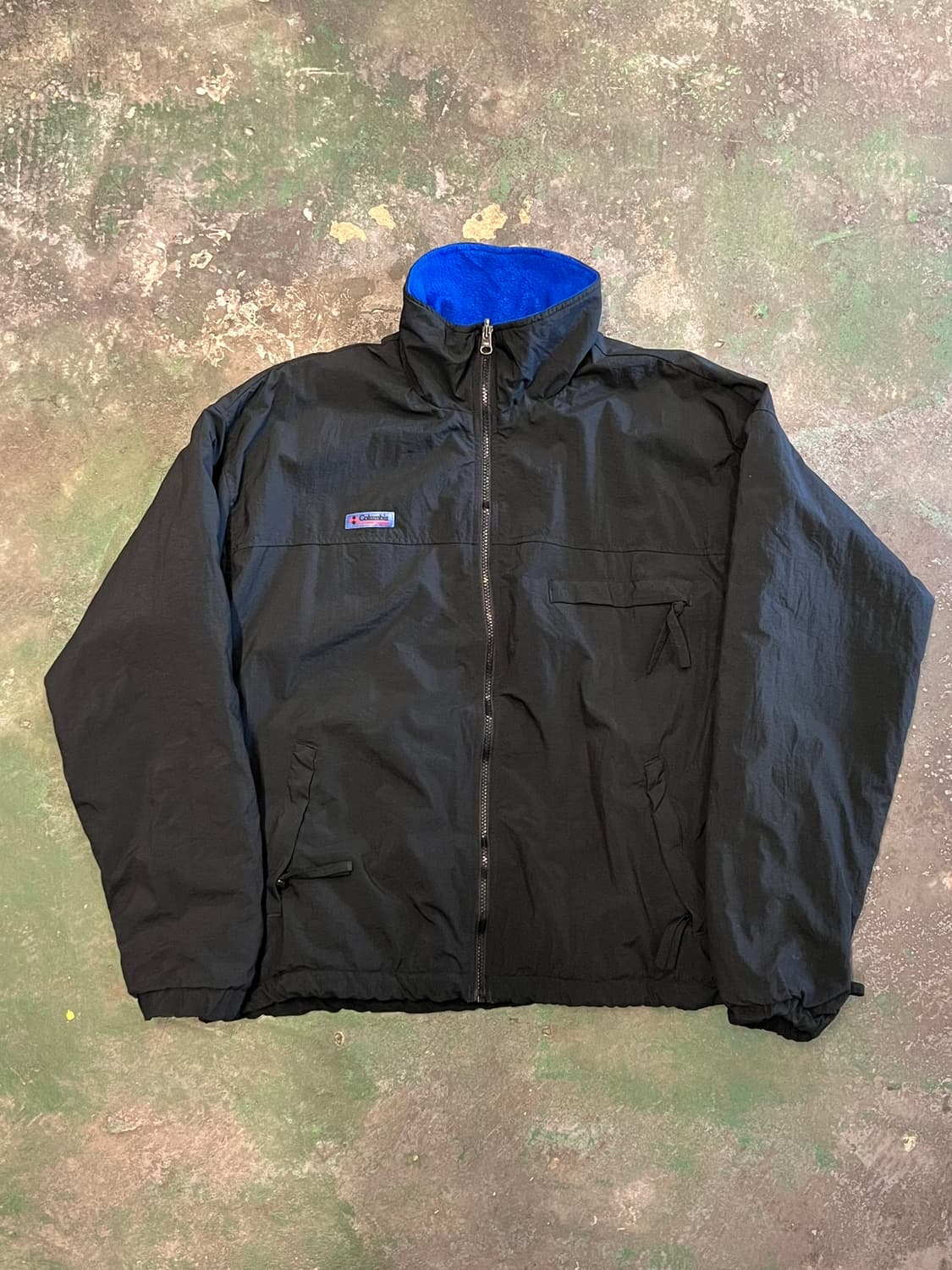 90's [L] 콜롬비아 빈티지 블랙 플리스 라이닝 자켓 상품이미지1