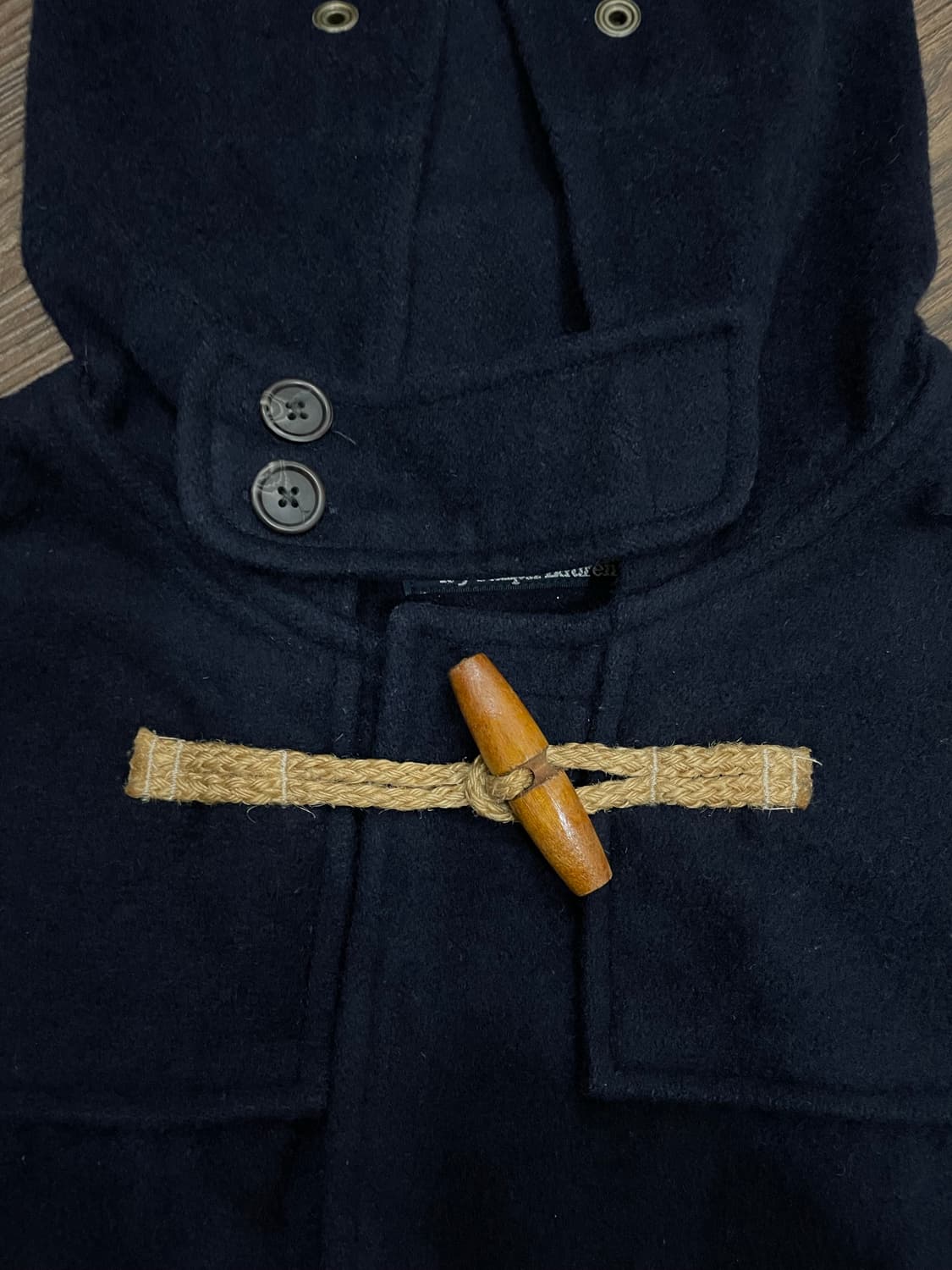 90s 폴로 랄프로렌 네이비 더플 코트 상품이미지7