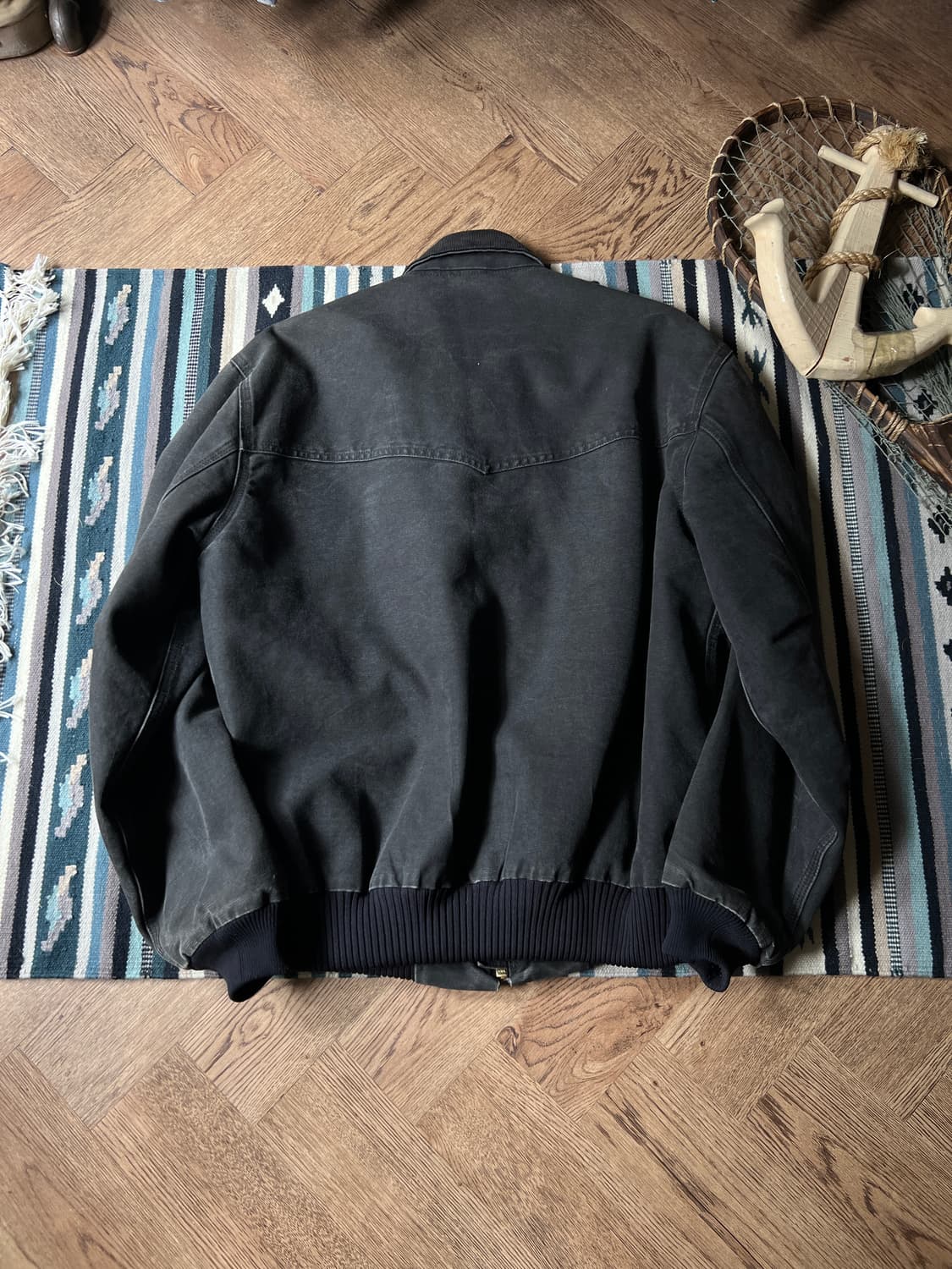 [L]칼하트 USA J14 산타페 BLK 블랙 워크자켓 상품이미지7
