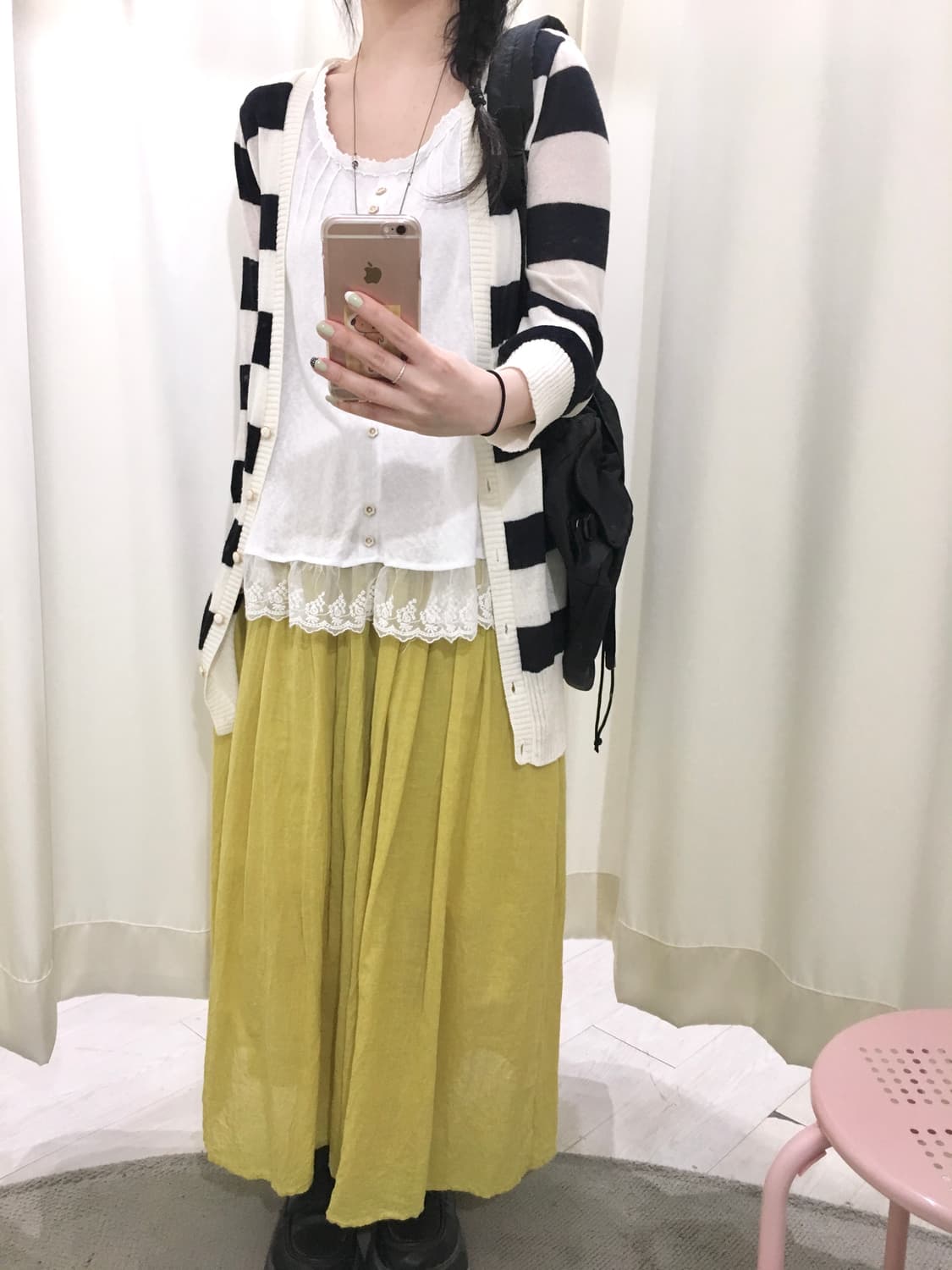 OZOC Stripe cardigan 상품이미지4
