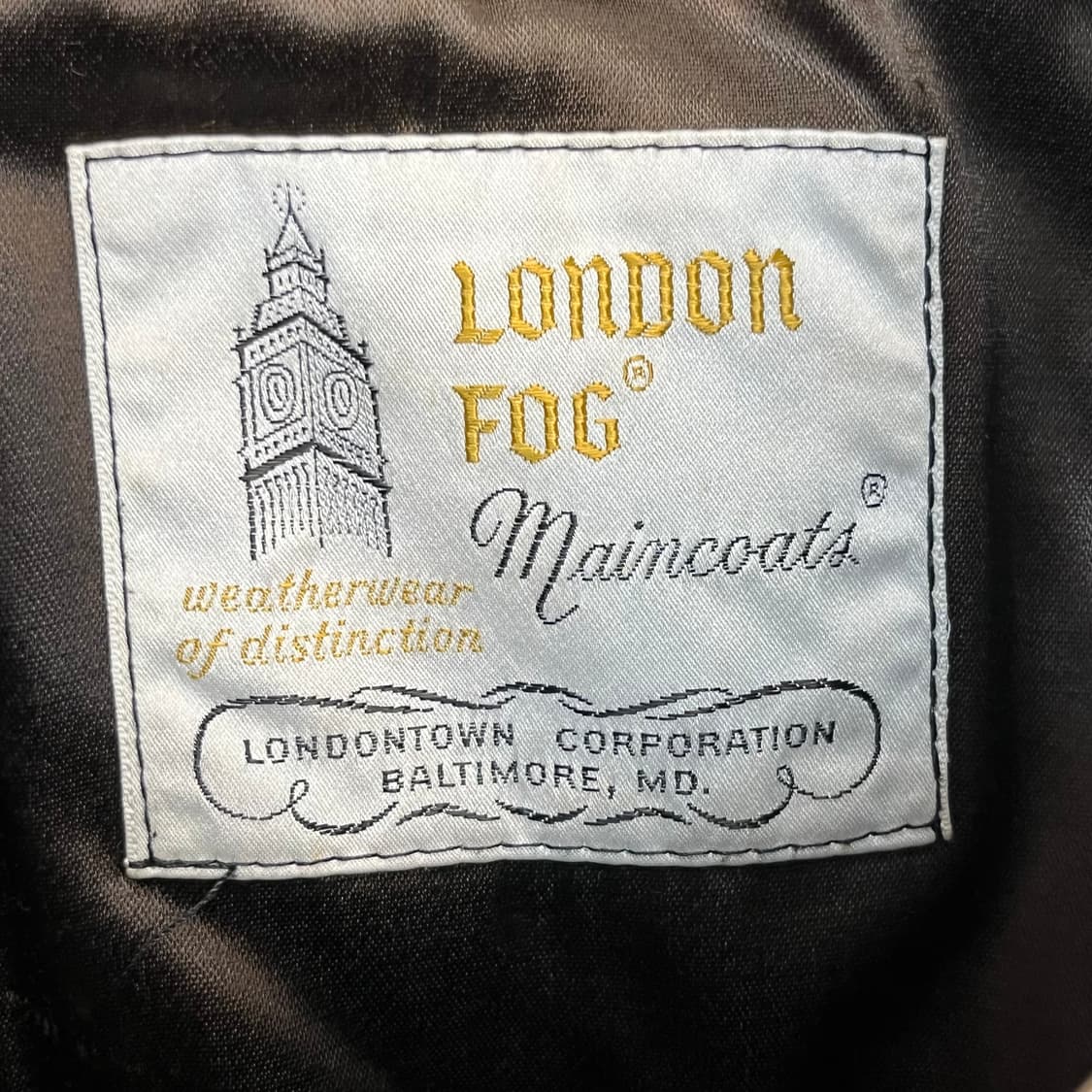  런던포그 트렌치코트 (40 REG) 내피분리 상품이미지3