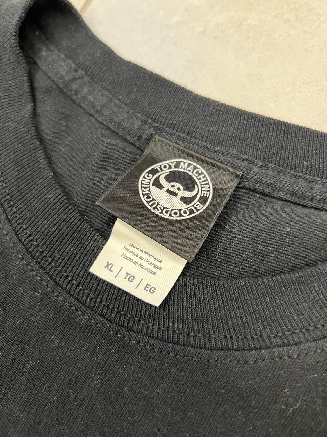토이머신 롱슬리브 블랙 xl 상품이미지4