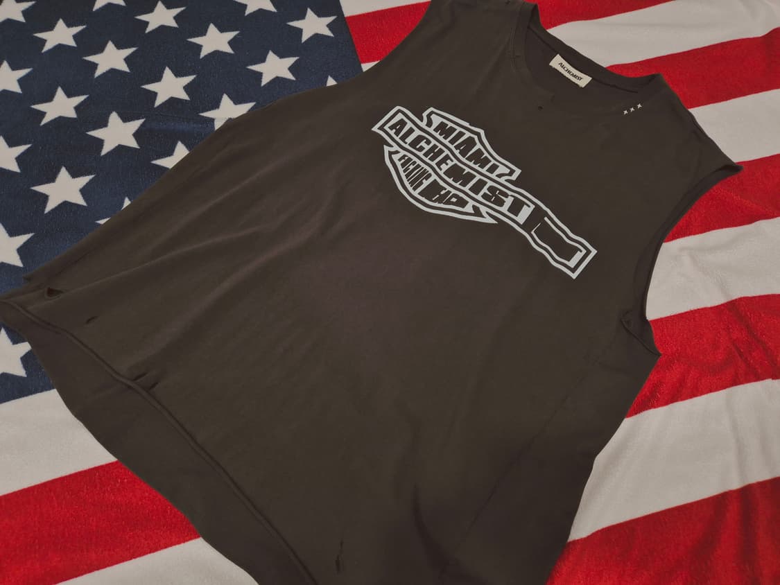 알케미스트 ALCHEMIST 할리 데이비슨 나시 민소매 티셔츠 상품이미지1