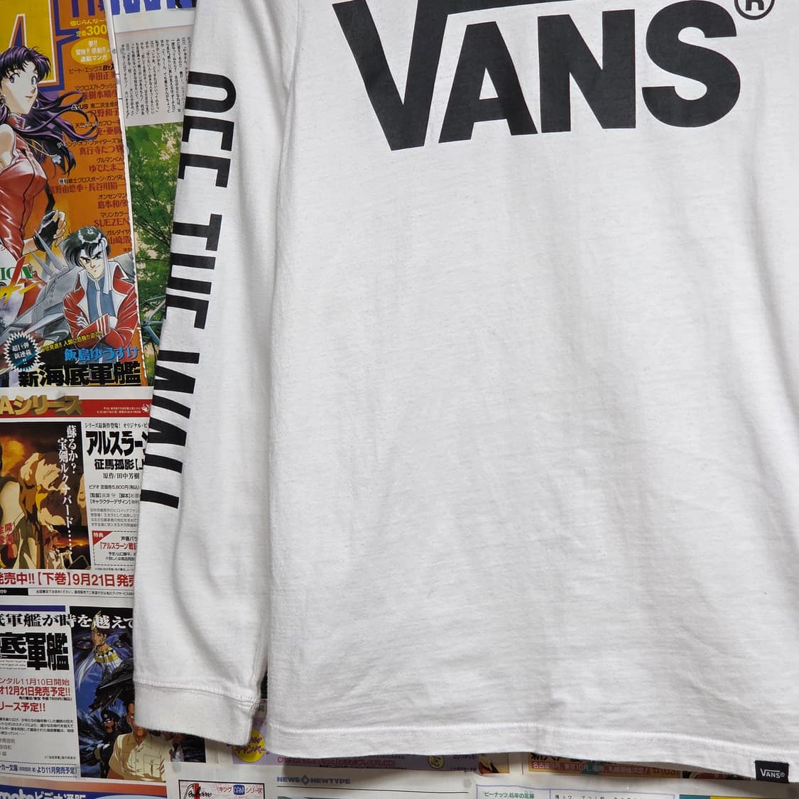 JPN 반스 화이트 레터링 롱슬리브 쭉티 상품이미지3