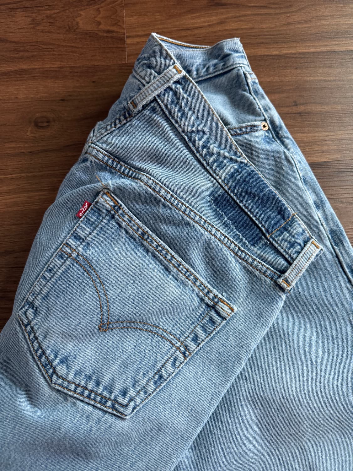 [36]90's 리바이스 Made in USA 501 데님 팬츠 상품이미지3