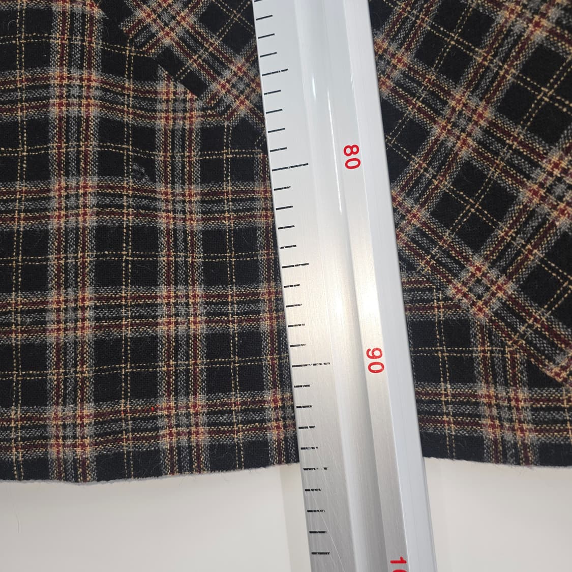 일본빈티지 체크 롱롱 스커트 25" 상품이미지4