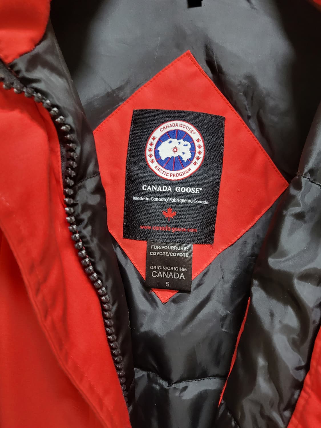 (정품)캐나다구스 익스페디션 구스55-66 S사이즈 상품이미지2