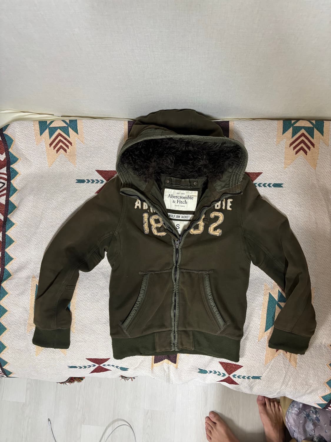 아베크롬비 울프죠 Wolf Jaw 자켓 S 상품이미지1