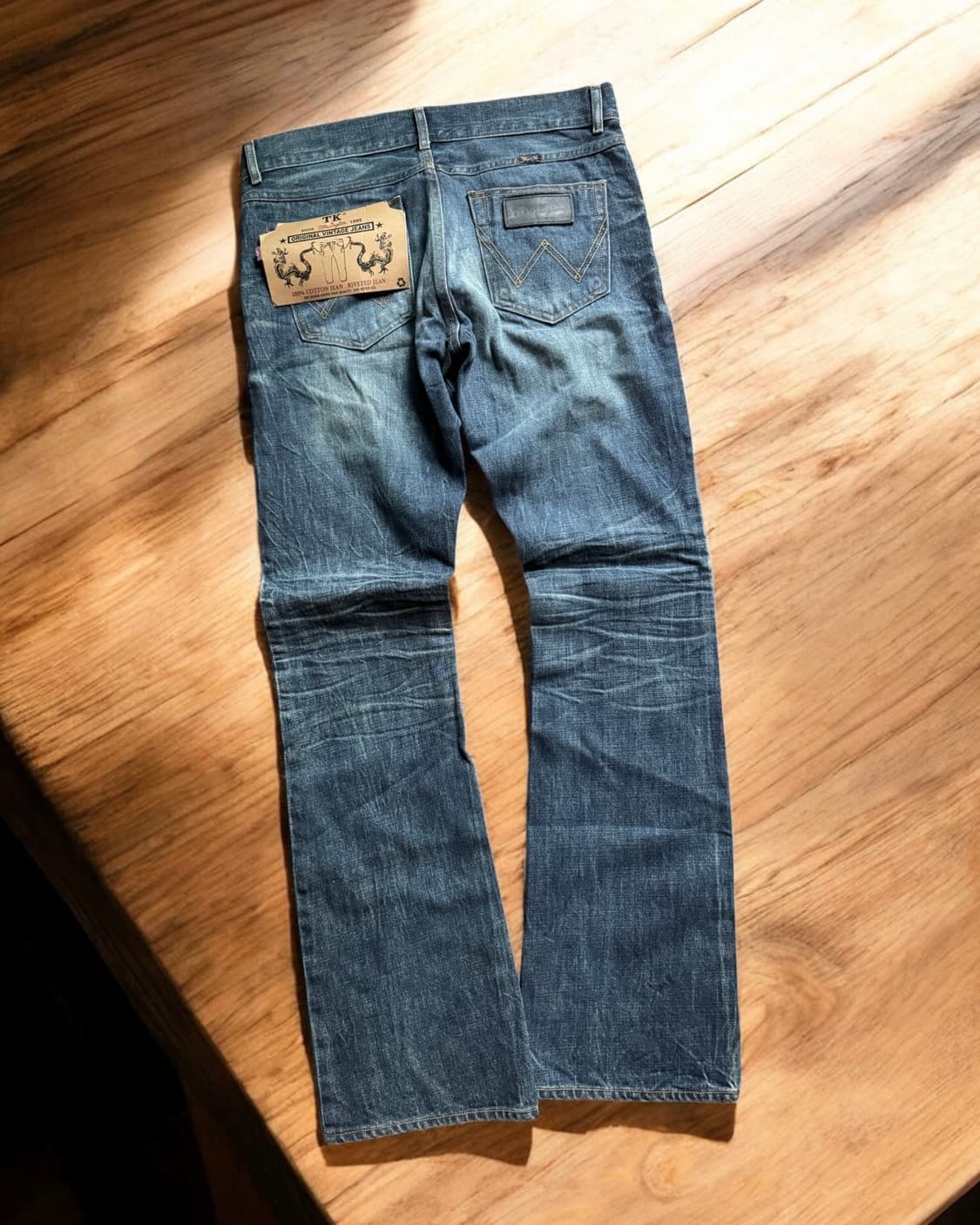 랭글러 x 타케오키쿠치 웨스턴 플레어 데님 팬츠 상품이미지3