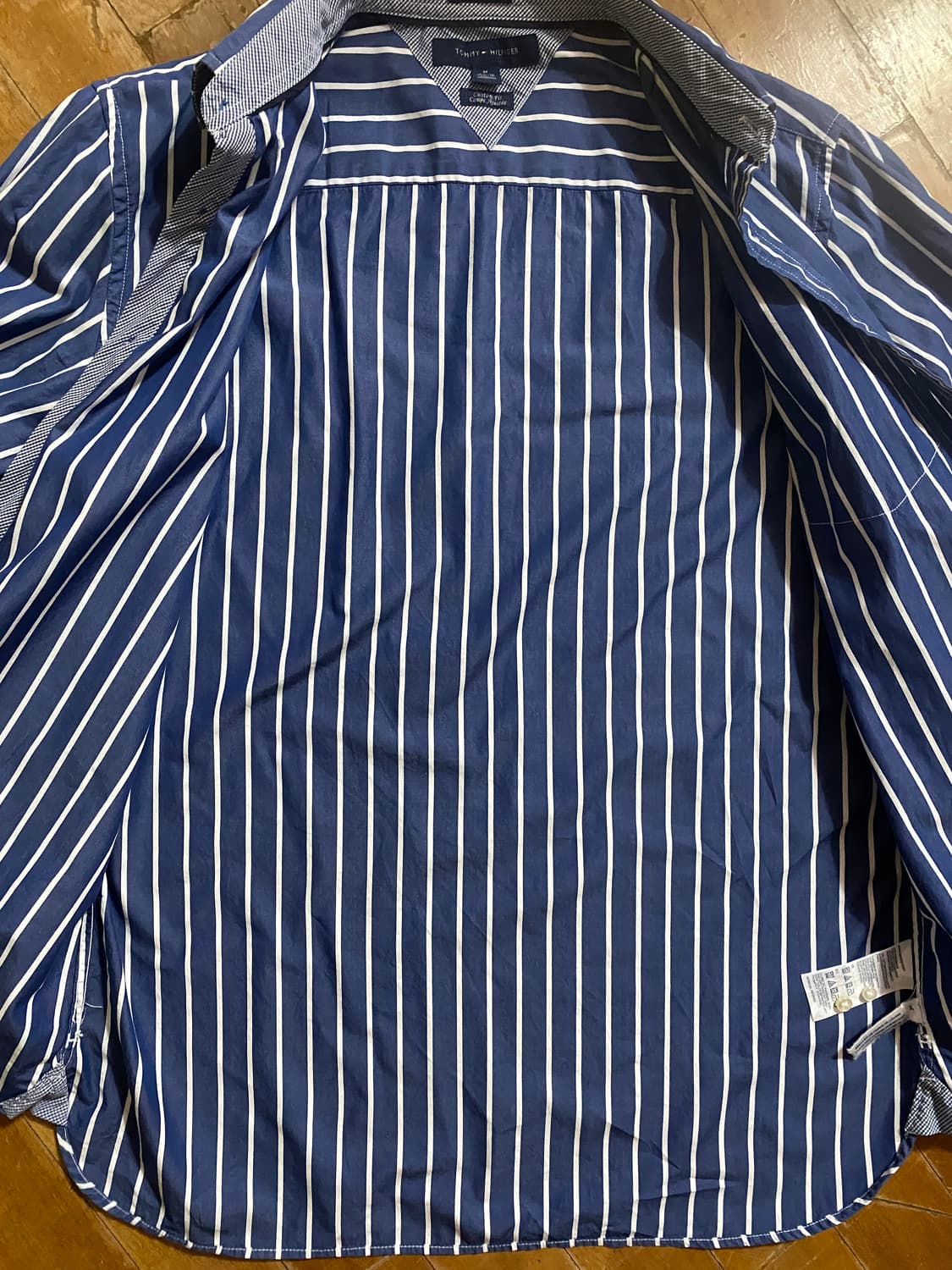 타미힐피거 스트라이프 셔츠 M (100) 상품이미지4