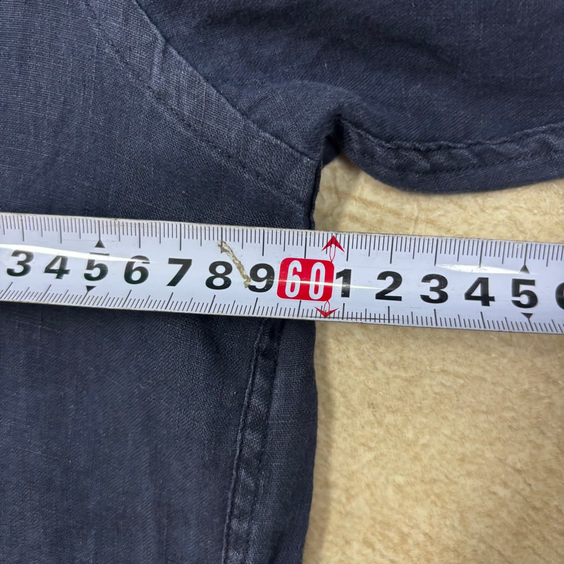 타미힐피거 네이비 스몰로고 린넨 셔츠 상품이미지5