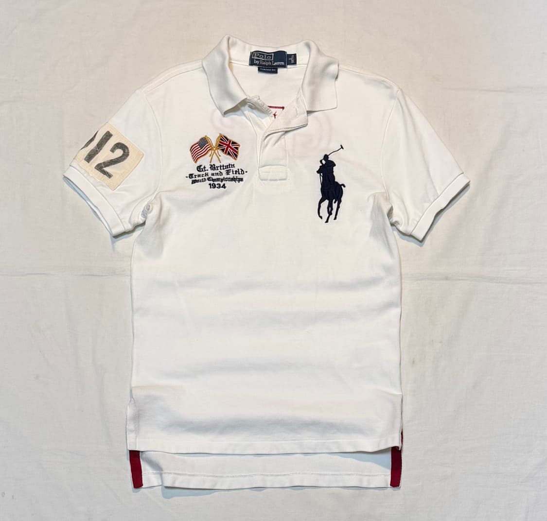 폴로 랄프로렌 빅포니 브리튼 백로고 카라티 화이트 상품이미지2