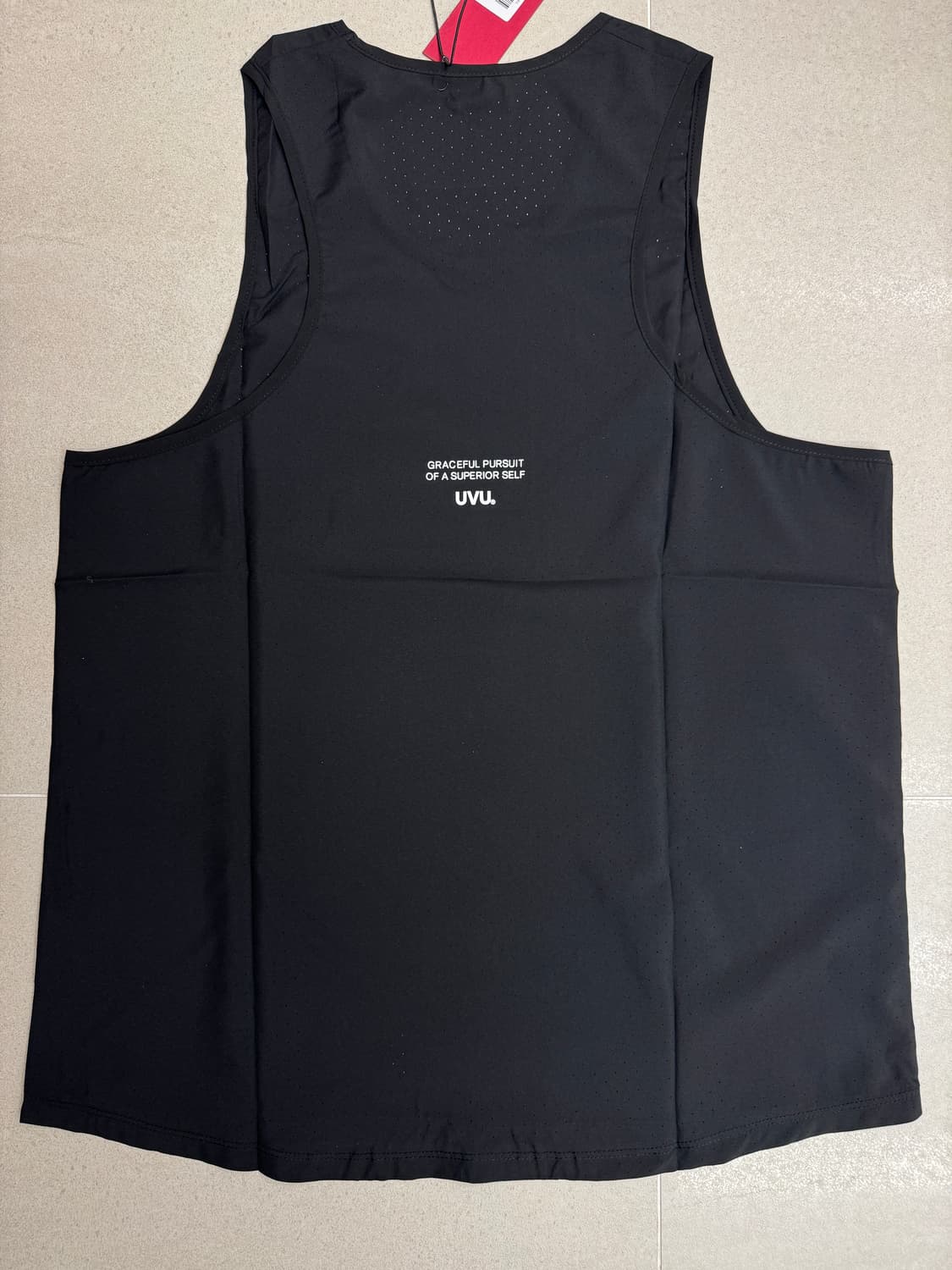UVU 러닝 베스트 블랙 L 상품이미지3