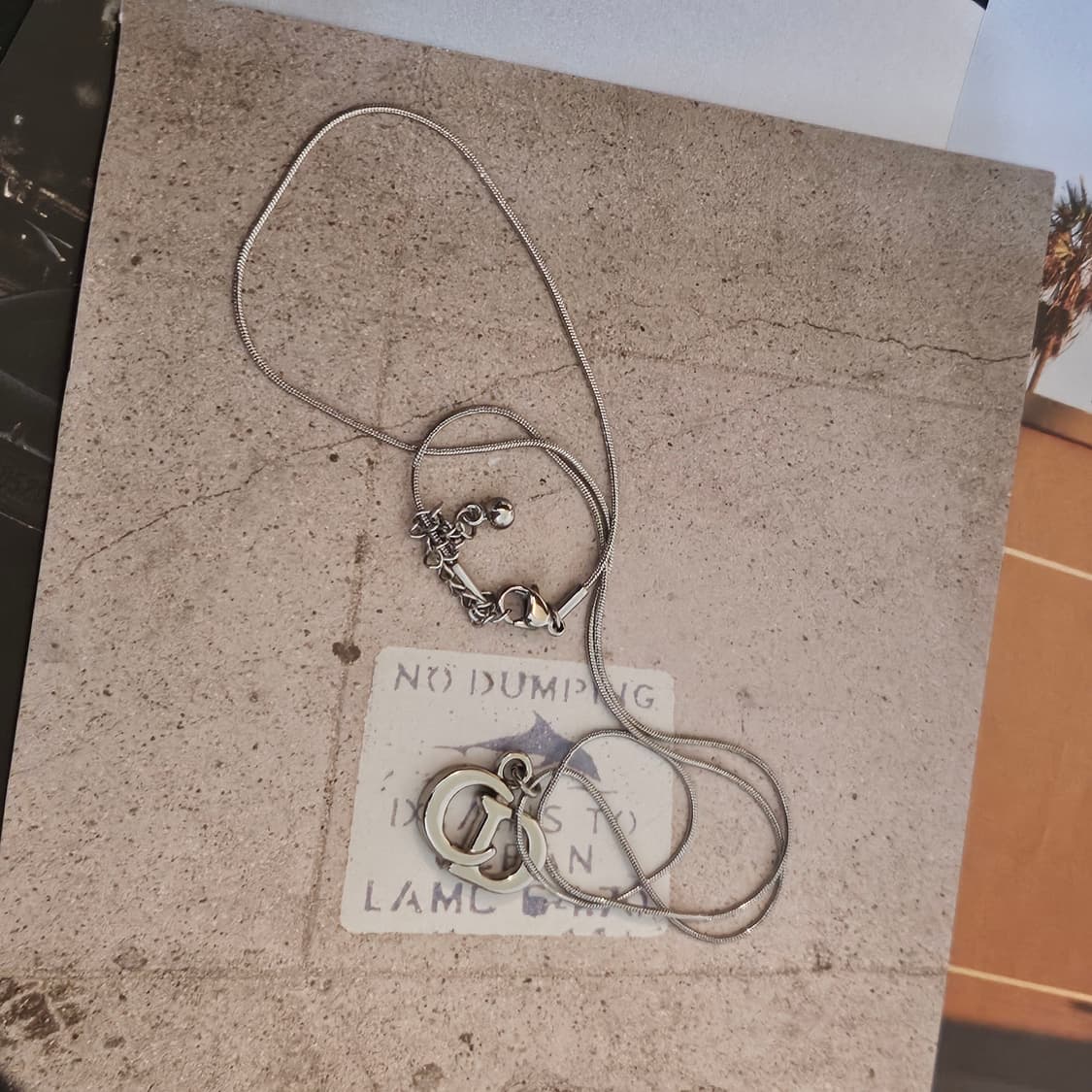 532 디올 CD 빈티지 남자 목걸이 롱목걸이 커플목걸이 상품이미지3
