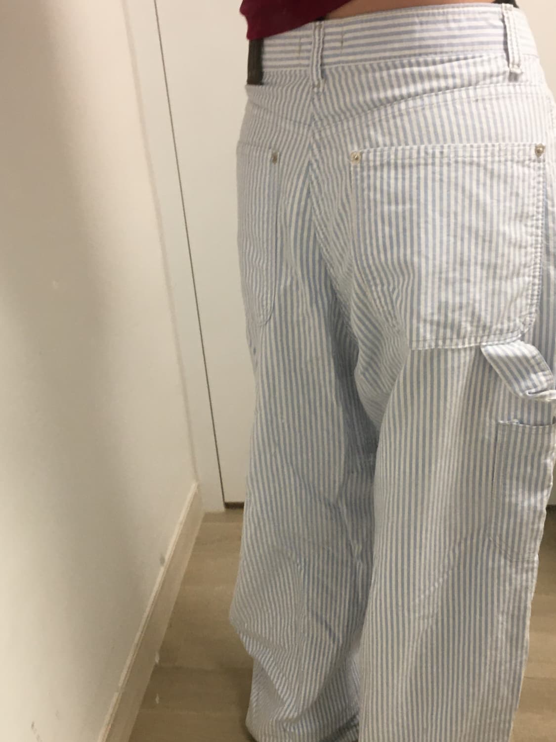 스트라이프 팬츠 상품이미지4