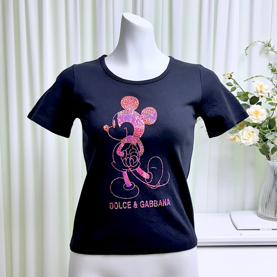 돌체앤가바나 미키마우스 반팔티셔츠 상품이미지1