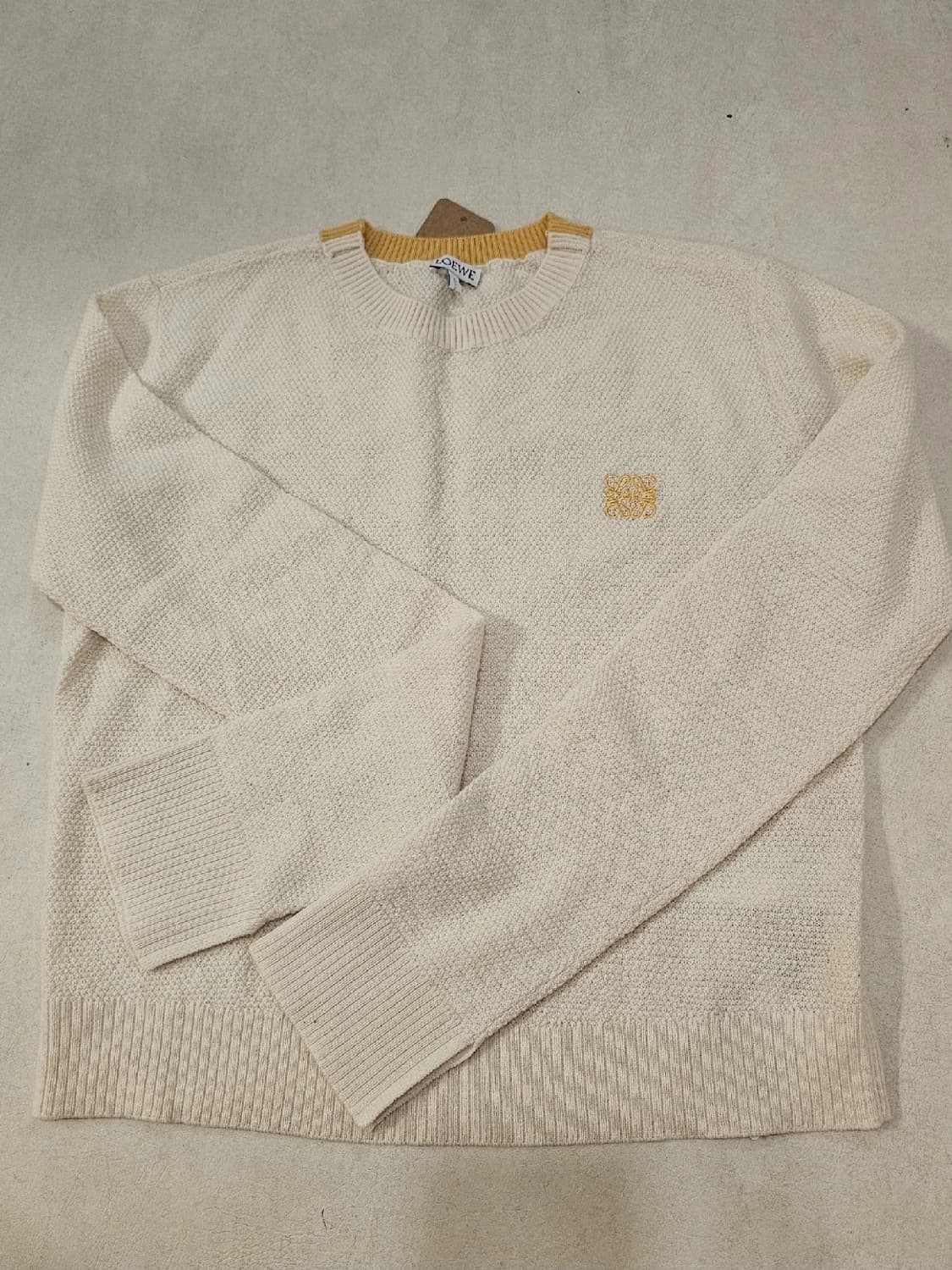 새제품 로에베 여성니트 XS 아나그램 크루넥 스웨터 상품이미지2