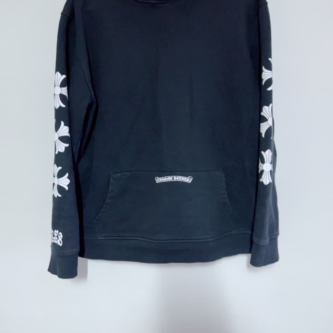 크롬하츠 십자가 프린팅 공용 후드티 상품이미지3