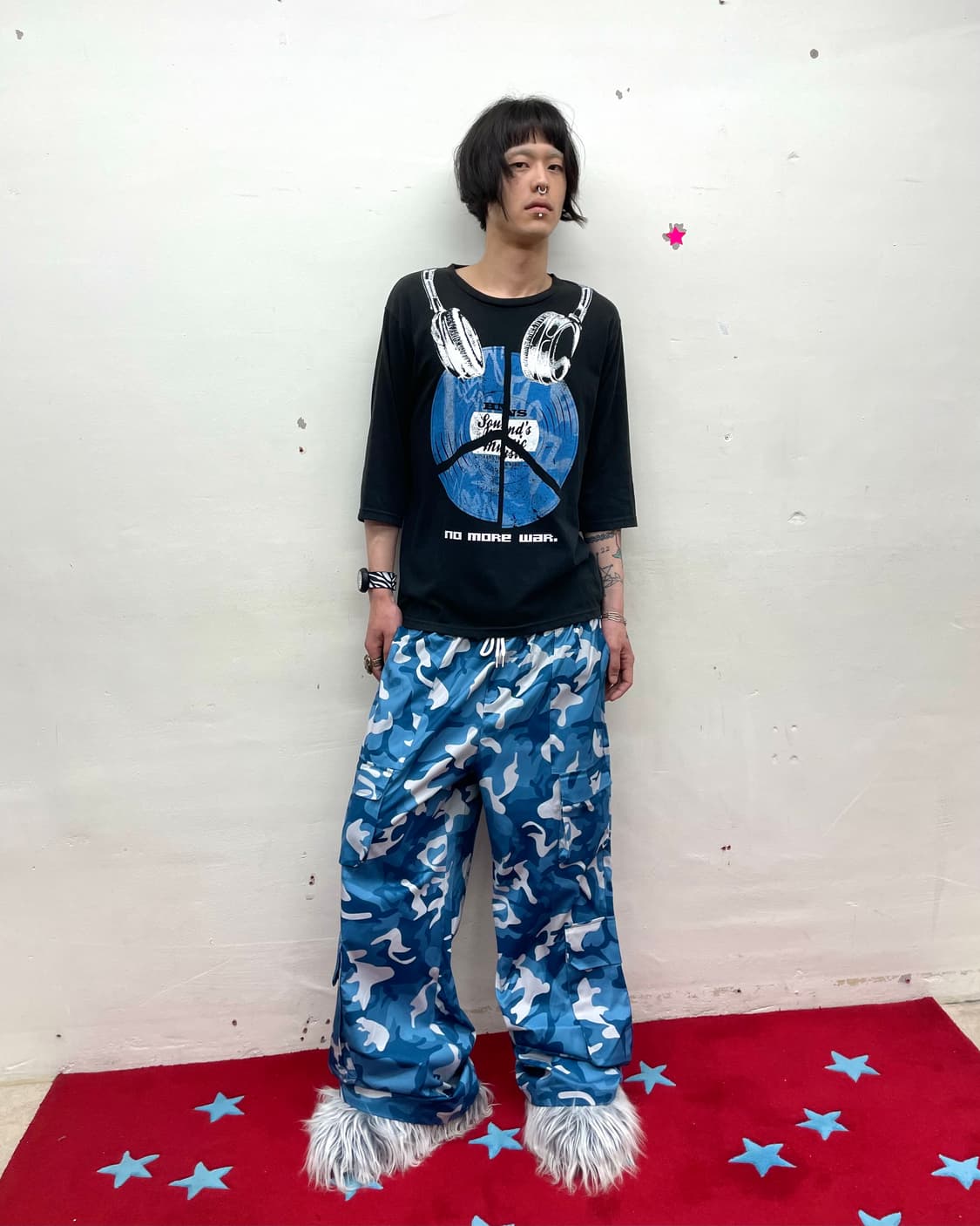 Headset no more war half sleeve 상품이미지5