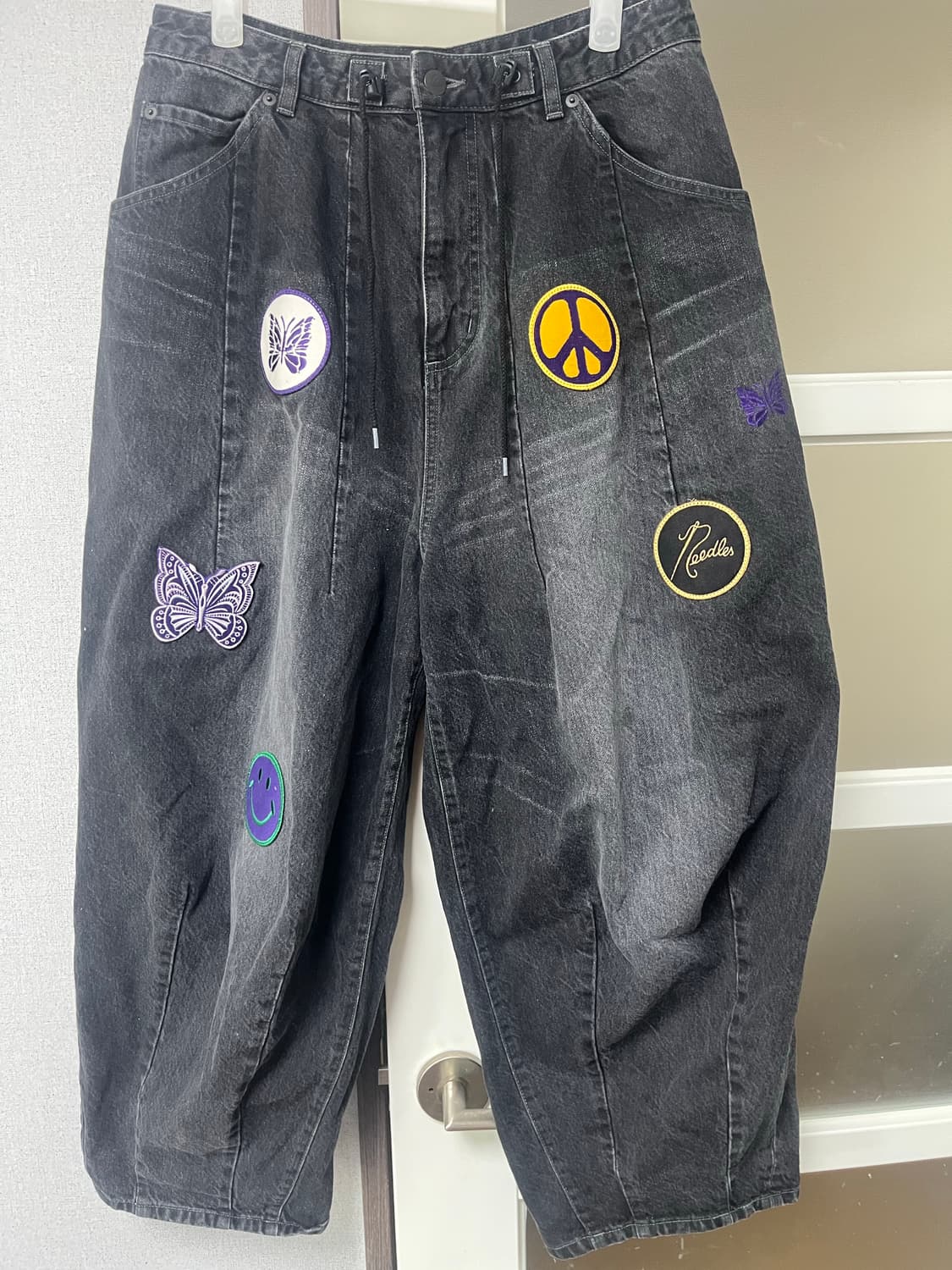 Needles x studious 콜라보 HD벌룬핏 데님 팬츠 상품이미지1