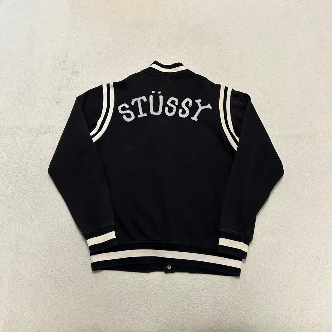 Stussy Skull Embroidery Varsity Jacket   상품이미지5