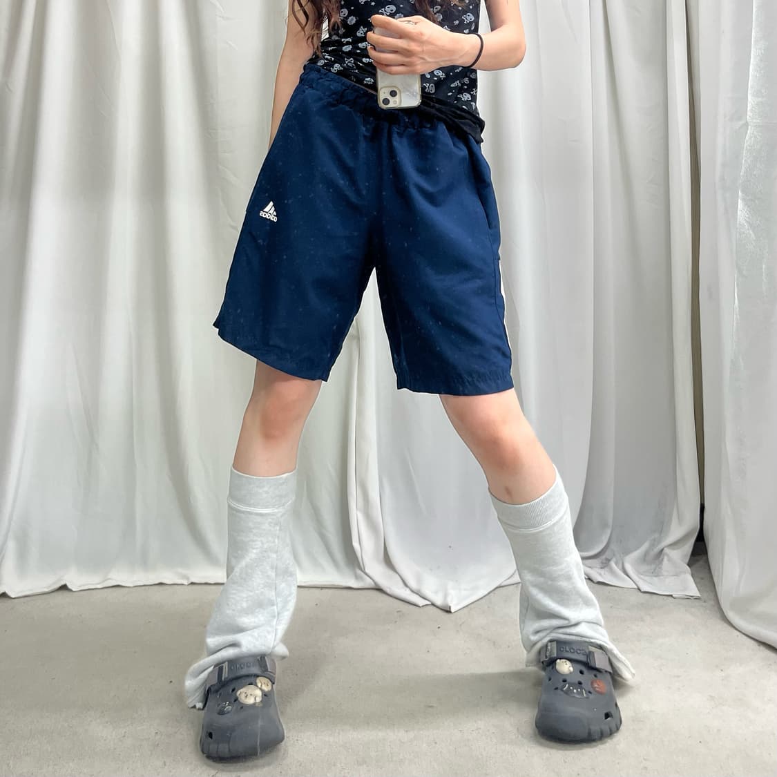 Adidas navy shorts 상품이미지2